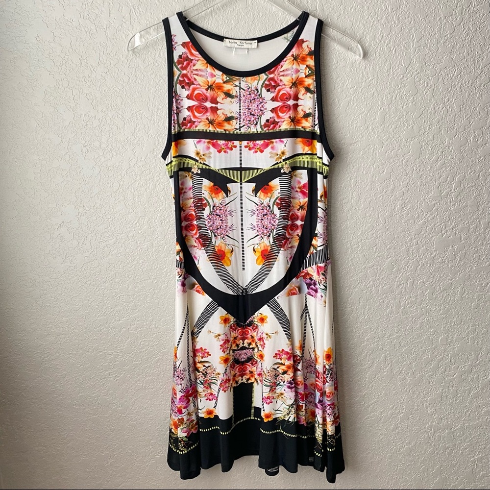 Sonia Fortuna Firenze Floral Viscose Dress